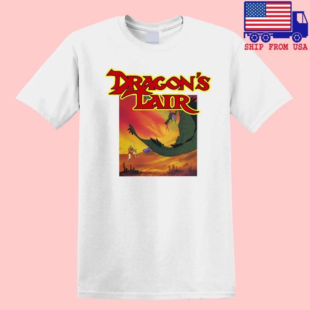 Dragon s Lair Men s White Size S-5XL M