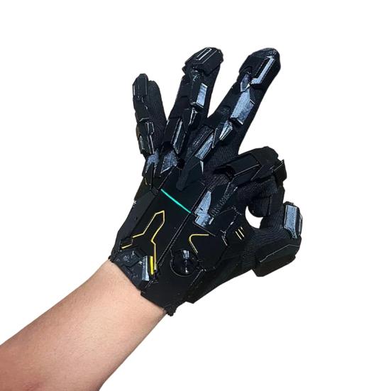 Cyberpunk Mecha Handschuh Futuristischer Mech Handschuh 3D Gedruckter Roboterhandschuh Sci-Fi Enthusiasten Fan für Cosplay Kostüm