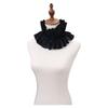 Ruff Collar Ruffled Retro Renaissance Cotton for Shirt Blouse Decorative Spread False Collar Play Costume Accessories