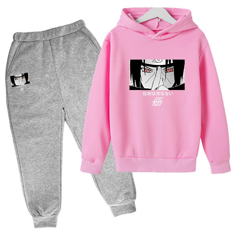 Anime Printed Girl Outfits Winter Children Set Suit for Boy 2024 Girl Summer Baby Outfit Set Home Clothing Tops Boys Clothes