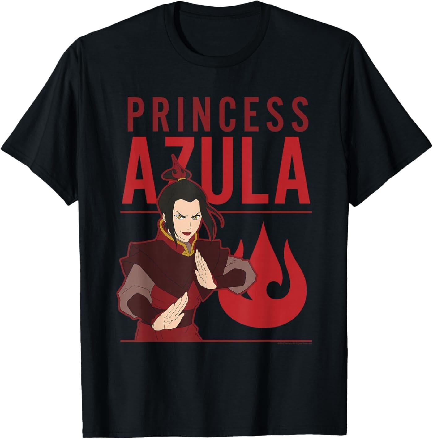 

ATLA Princess Azula Portrait Anime Style Cartoon TV Show T-Shirt 5XL різнокольоровий