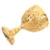 Brass Vintage European Goblet Cup Retro Chalice Medieval Temple Gold Holy Knight Viking Beer Metal Drinkware Glass Home Bar
