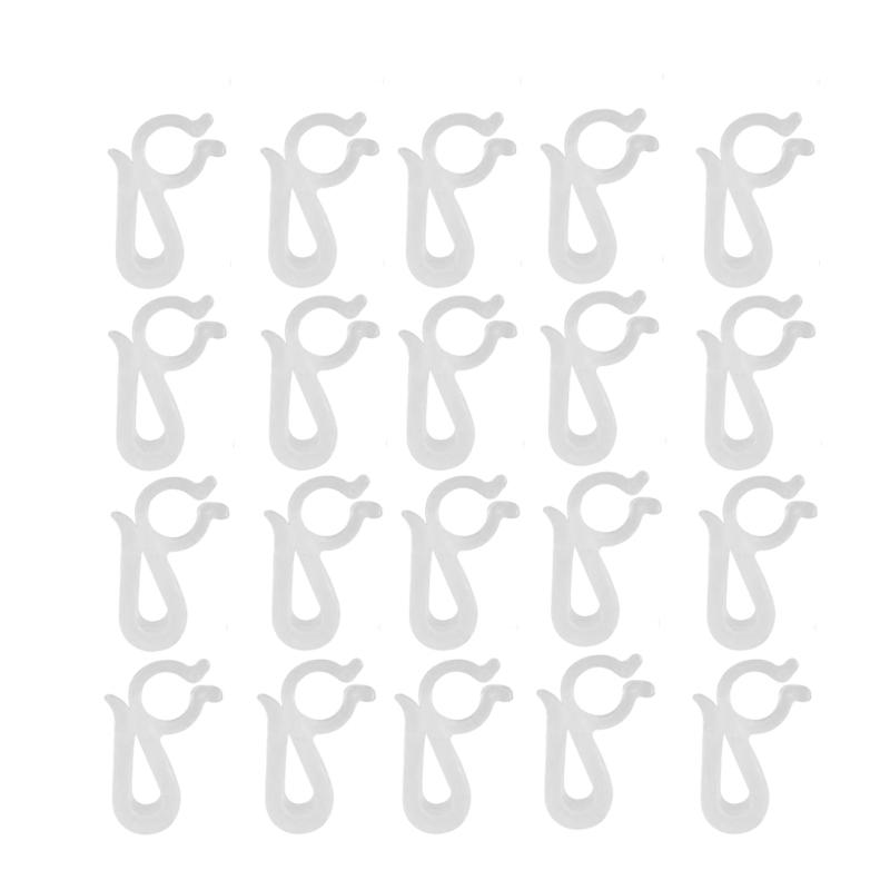 Multipurpose Plastic Hooks For Holiday Decorations Lights Wreaths Ornaments Quick Assembly Clip For Home Shop Event