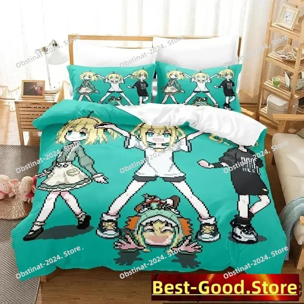 3D Amano Pikamee Anime Bedding Set Printed Duvet Cover Pillowcase Single Double Style Queen King Size Sets Home