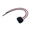 "Type-C 2P Potting Female Socket with Cable - Waterproof Connector for New Energy Equipment”