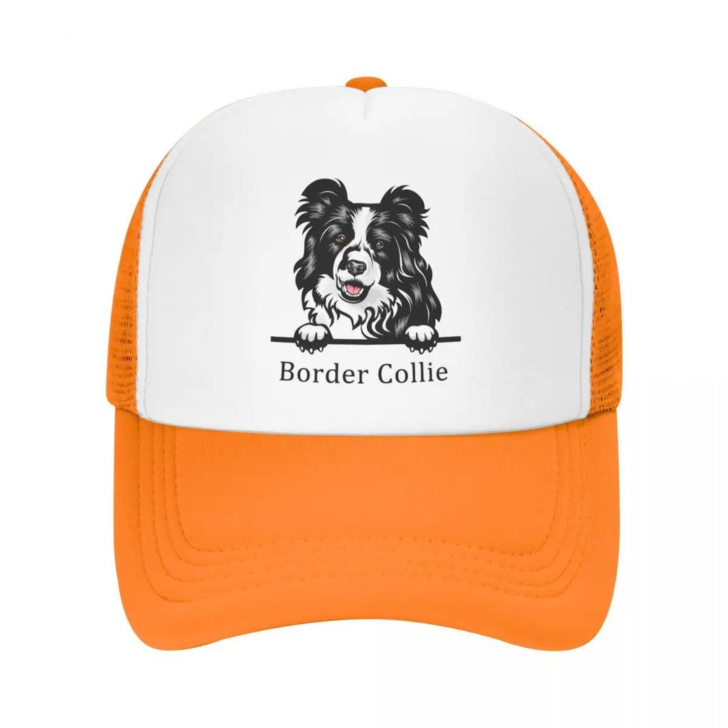 Custom Border Collie Dog Baseball Cap Outdoor Women Unisexs Adjustable Pet Animal Trucker Hat Autumn Personalized Dad Hat