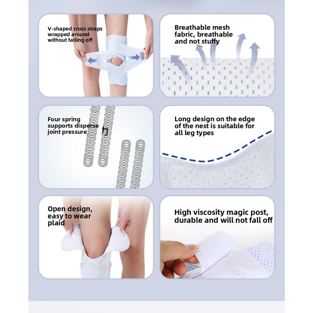 Unisex Elastické chrániče kolen, Prodyšná polyesterová vlákna, Sportovní basketbalová podpora - Vhodné pro různé venkovní aktivity