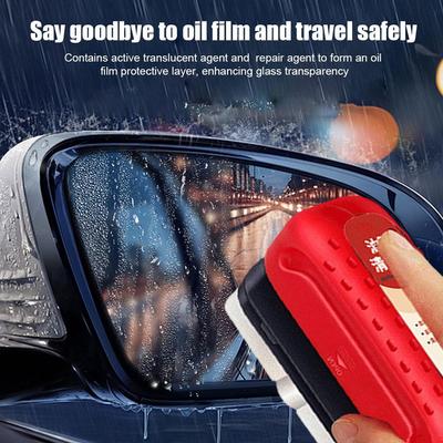 Car Glass Cleaner Automotive Glass Sponge Cleaning Film Glass Windshield Agent Brush Cleaner 120ml Car Maintenance Oil Poli N0M0