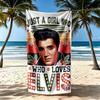 Elvis Beach Towel Soft Durable Quickdry Comfortable Lightweight Ideal For Travel Outdoor Swim Pool Yoga Surf Camping Hiking Gym Gift Holiday