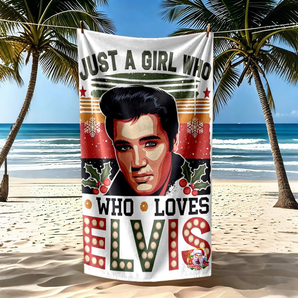 Elvis Beach Towel Soft Durable Quickdry Comfortable Lightweight Ideal For Travel Outdoor Swim Pool Yoga Surf Camping Hiking Gym Gift Holiday