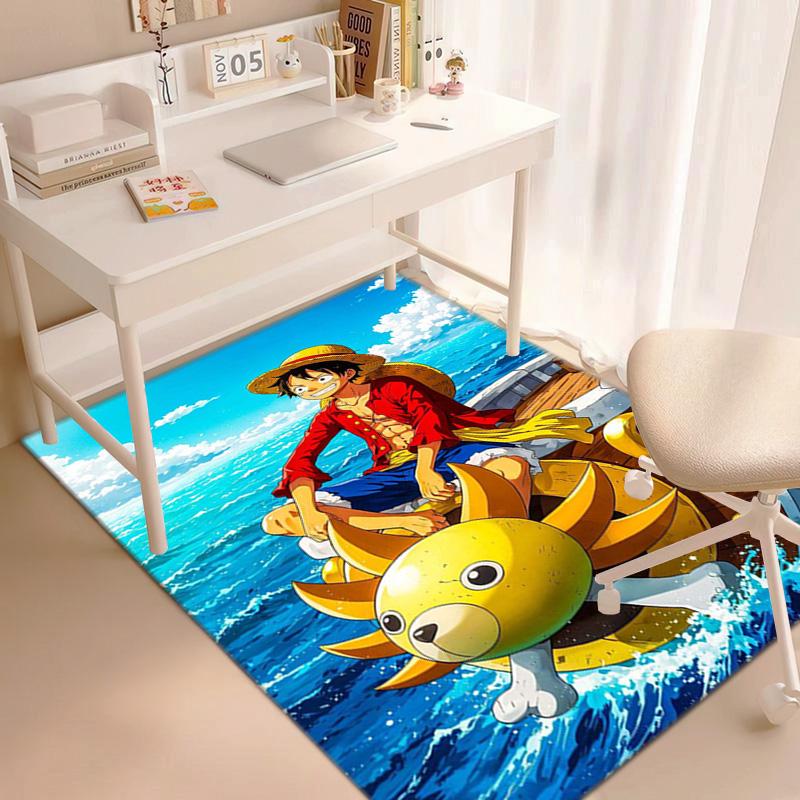 Starring the Japanese cartoon ONE PIECE Monkey D. Luffy carpet is suitable for living room and bedroom doormats office balcony decorative carpet V21
