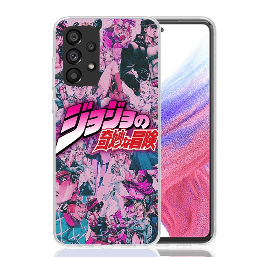 Anime JoJo Bizarre Adventure Case Phone Cover for Samsung Galaxy A17 A16 A15 A14 A13 A56 A55 A54 A53 A36 A35 A34 A33 A26 A25 A24