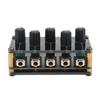 Ochun Mini Console Sound Portable Console Mixer Audio Stereo 4 Channel Mixer Audio High Sound Quality Black Instrument,