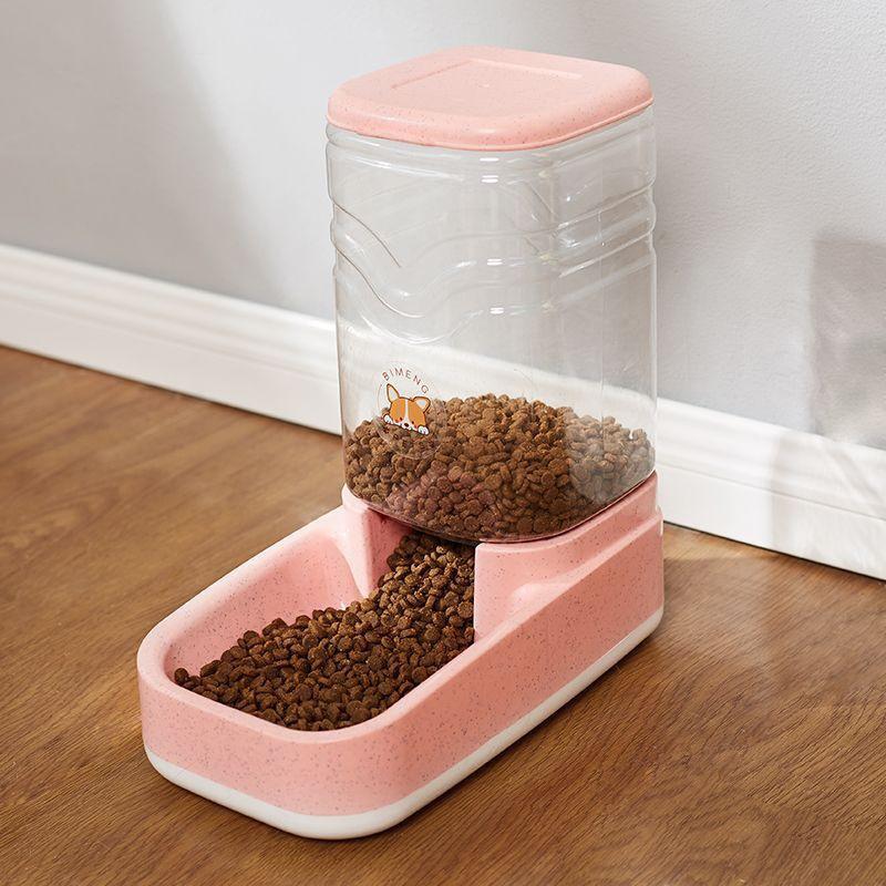 Large Capacity Automatic Pet Feeder and Water Dispenser for Dogs and Cats