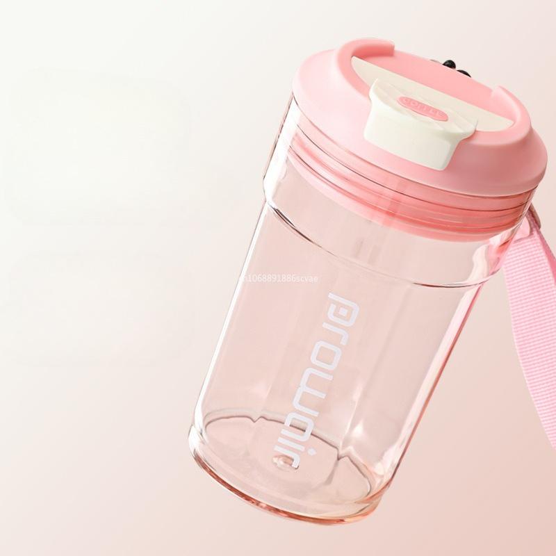 500ml Trinkbecher Fallfest Student Milch Tee Tasse Sommer Tragbar Niedlich Große Kapazität Tasse Kinder Wasserflasche Niedliche Wasserflasche