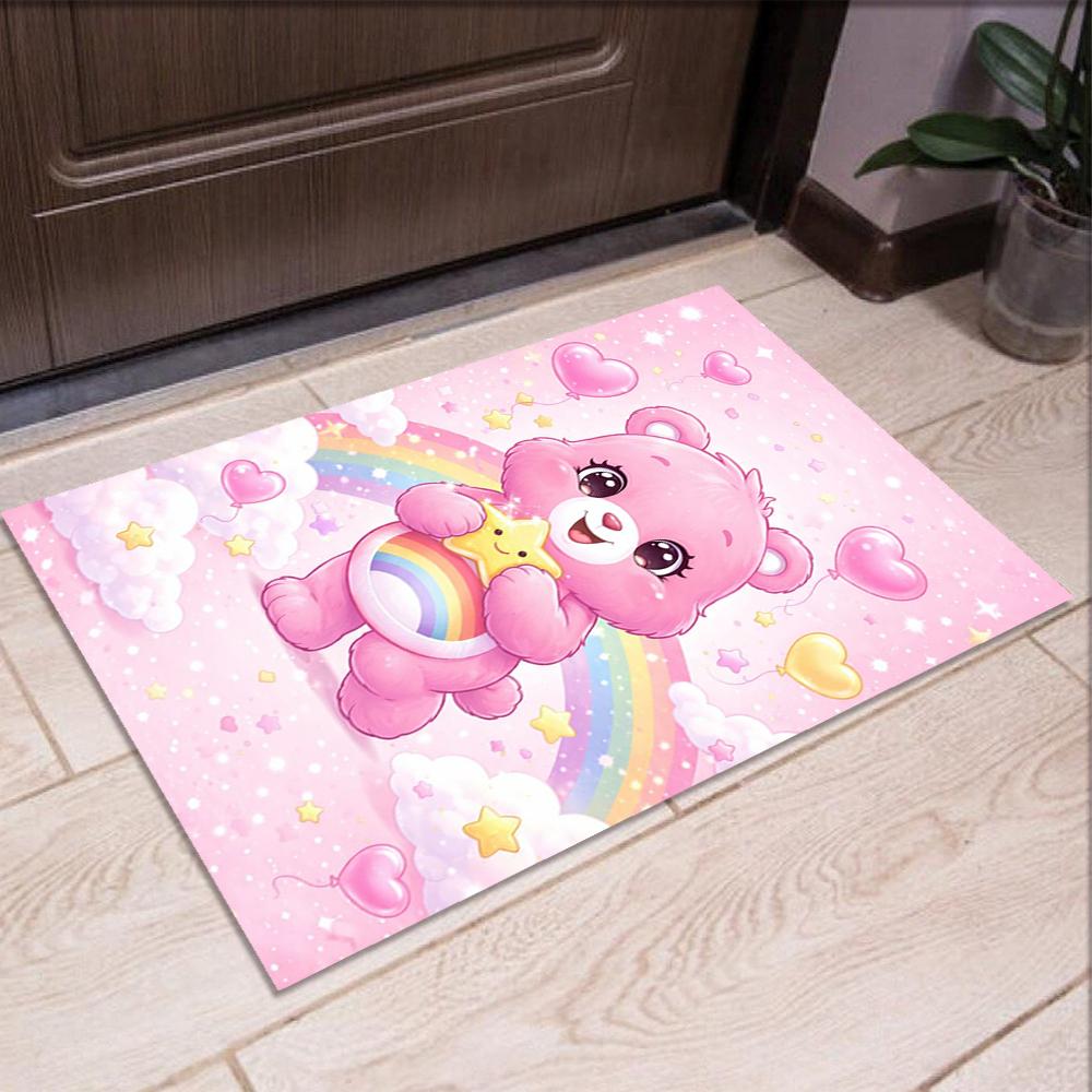 Bear Printed Carpet,Rug,for Office Chair Living Room Bedroom Kitchen Room Decor Gifts.