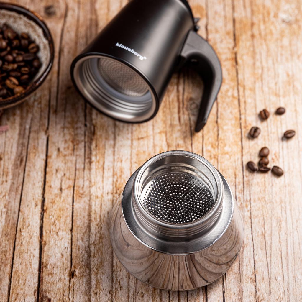 Kawiarka espresso kafeterka ciśnieniowa KLAUSBERG 200ml (3 filiżanki) KB-7844