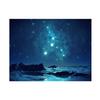 Custom Wall Cloth Vintage Starry Sky Scenery Mural Wallpaper Bedroom Living Room Restaurant Backdrop Decor Wallpaper