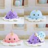 Octopus Plush Toy With Soft Short Plush And Pp Cotton Filling For Kids Gift