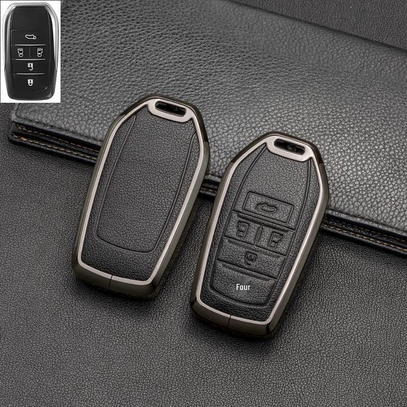 Full-Cover Metal Key Case for Toyota Corolla, RAV4, Rongfang, Wilanda, Levin, Camry