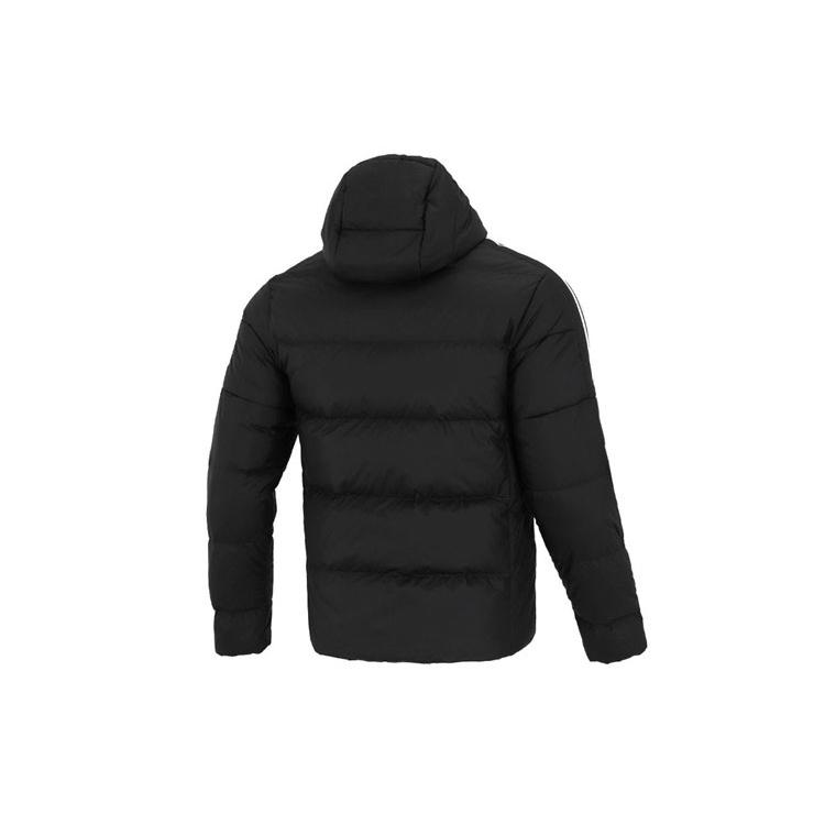 adidas Essentials Midweight Down Hooded Jacket Black GT9141