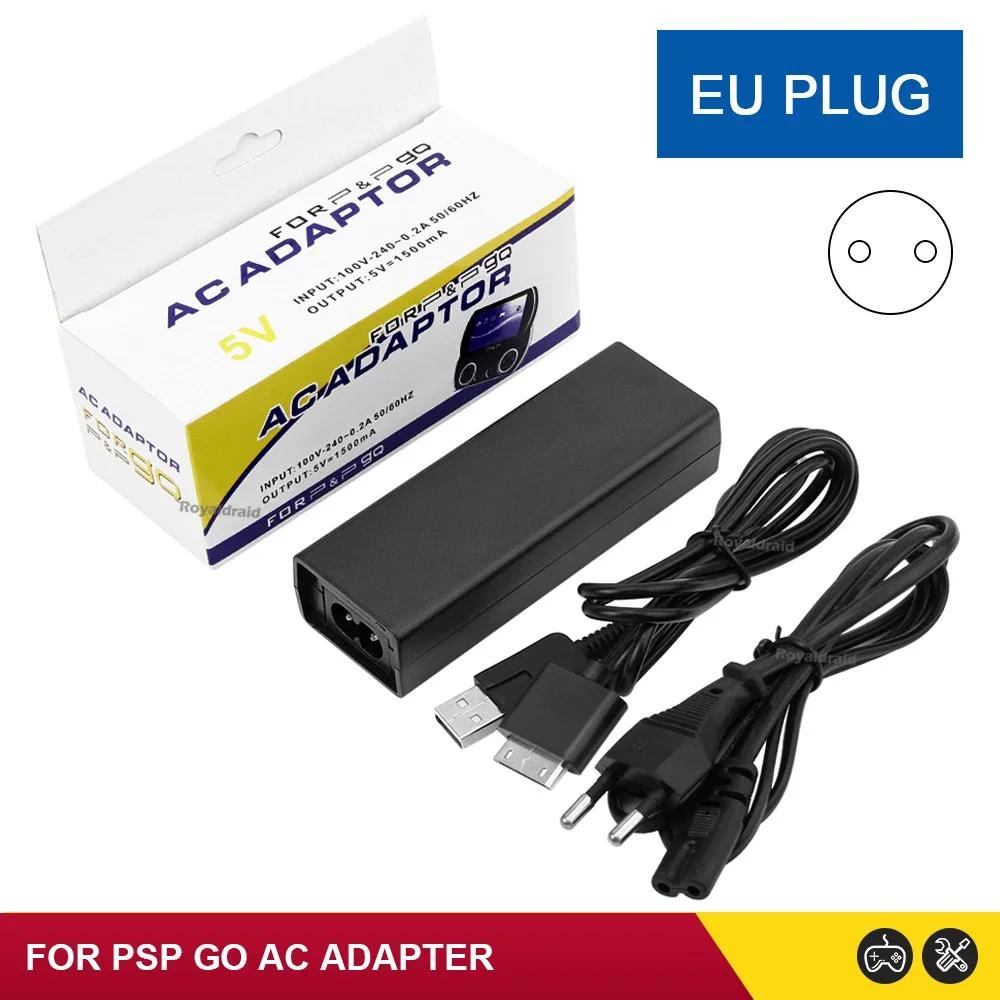 NEW EU US Plug 5V Home Wall USB Charger Power Supply AC Adapter for PSP GO pspgo Charging Cable Data Cord AC Adaptor Dropshiping