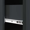 Drawer Cabinet Black 33 x 34.5 x 87 cm Particleboard
