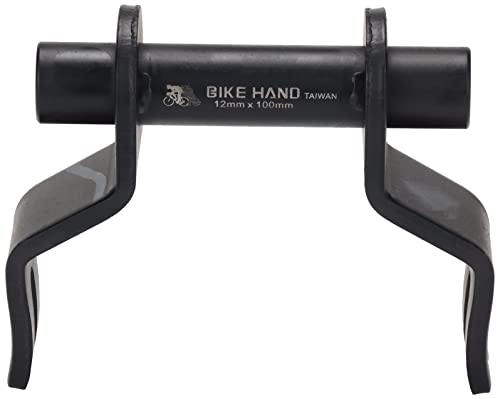 BIKE HAND Bicycle Storage Mount/12mm x 100mm Thru-Axle YC-92-12 Black