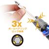 WORKPRO Interchangeable Screwdriver Set with 6 Ratchet Repair Ratchet Square Bit Automotive Furniture Assembly 12-in-1 Bits, Driver, Tool, 6.35mm