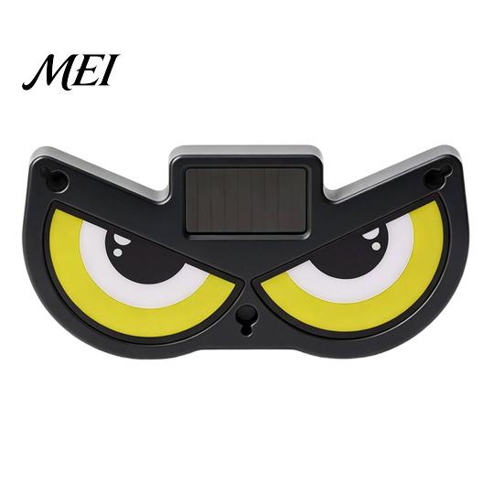 Solar Powered Atmosphere Lamp Demon Eye Car Window Light, Dynamic LED Night Light with Smart Led Devil Lighting Sensor Modes, Suction Cup, Wireless