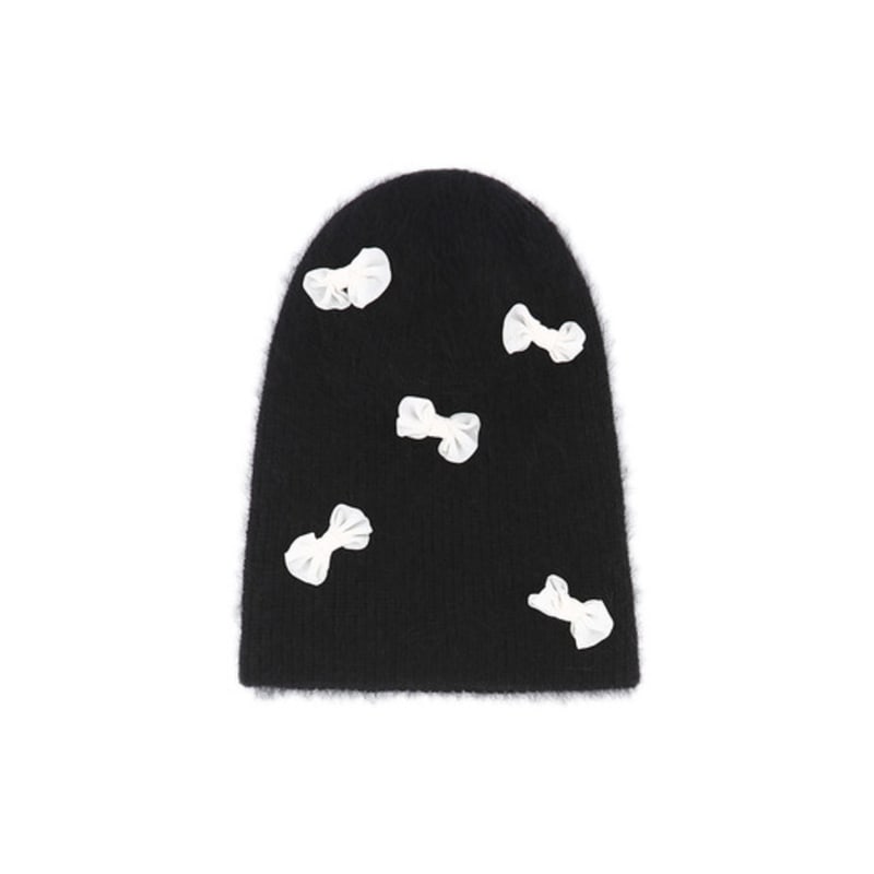 

13MONTH Ribbon Mohair Beanie (BLACK) FREE