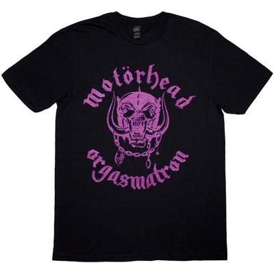 Motorhead Unisex Adult Orgasmatron Song Lyrics T-Shirt