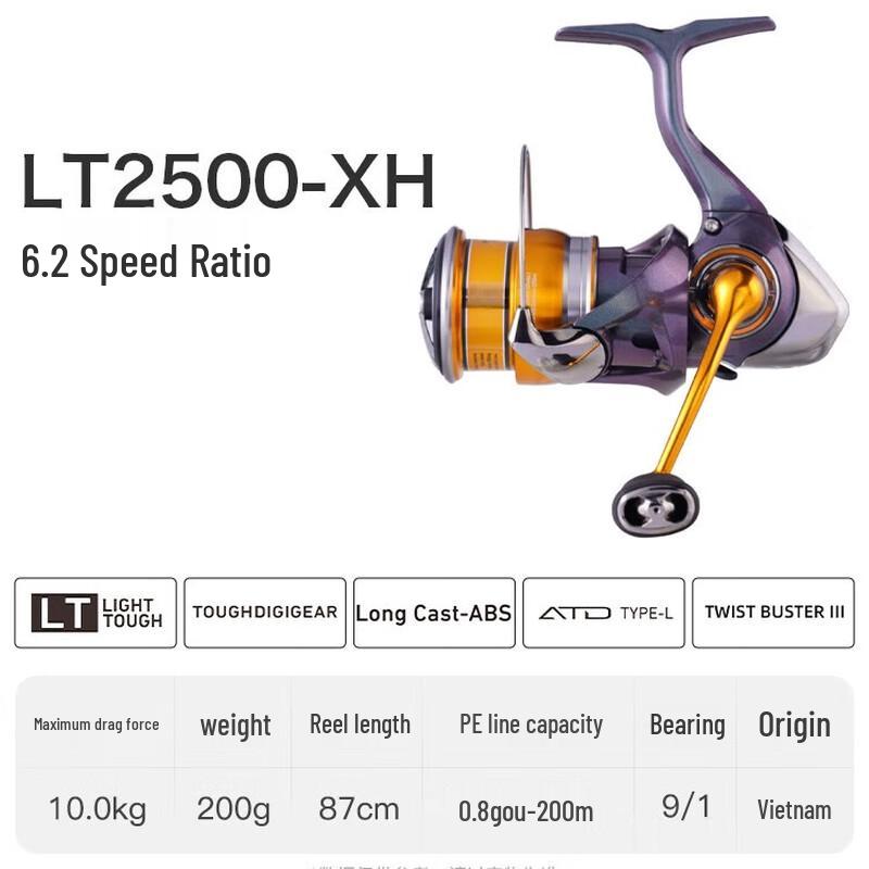 Спиннинговая катушка DAIWA 2024 Regal LT