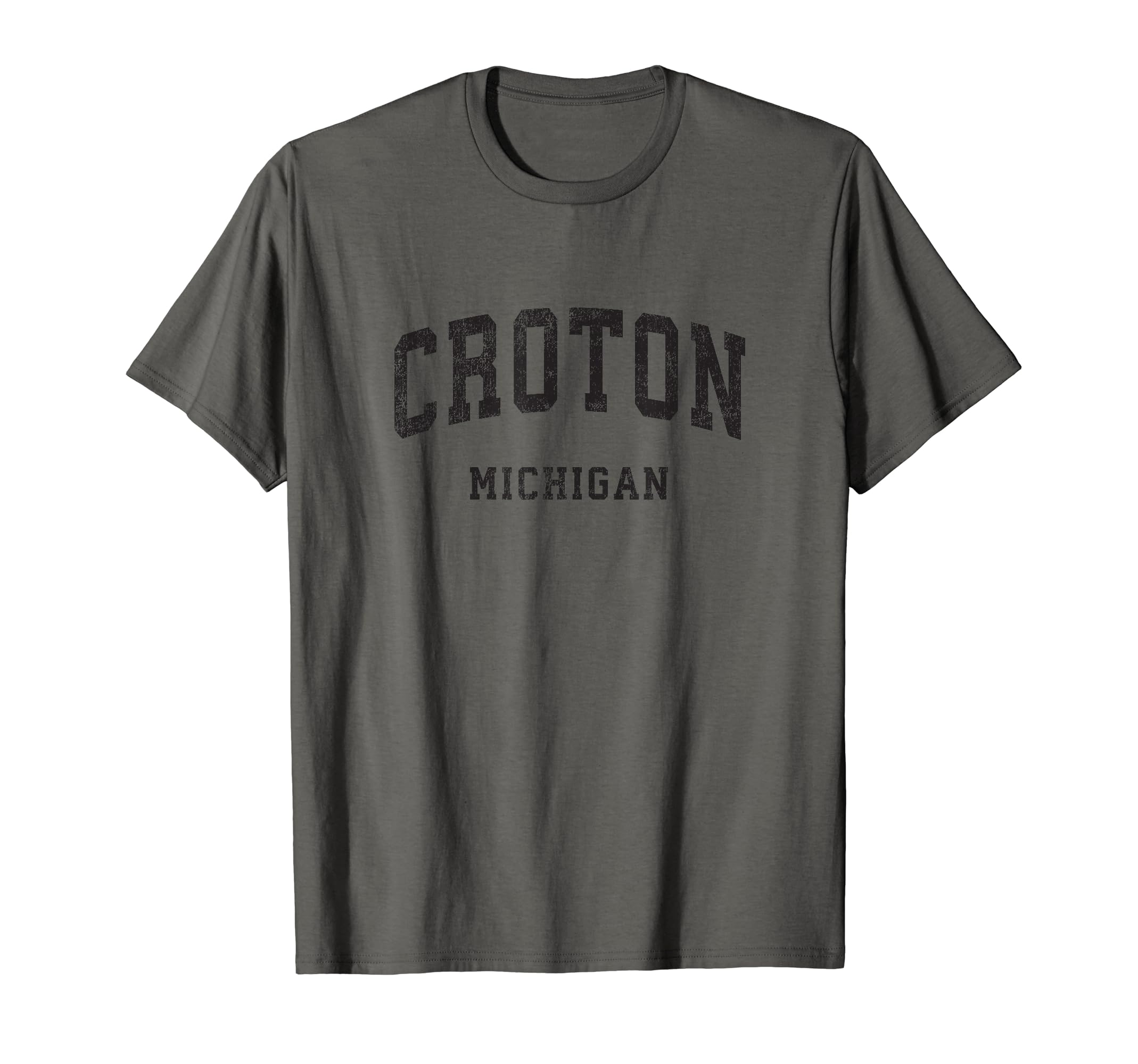 

Croton Michigan MI Vintage Athletic Sports Design T-Shirt