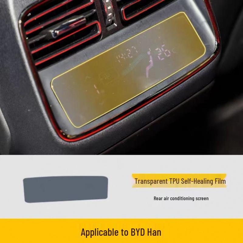 BYD Han DMI EV Interior Film Screen Protector & Dashboard Sticker - Transparent