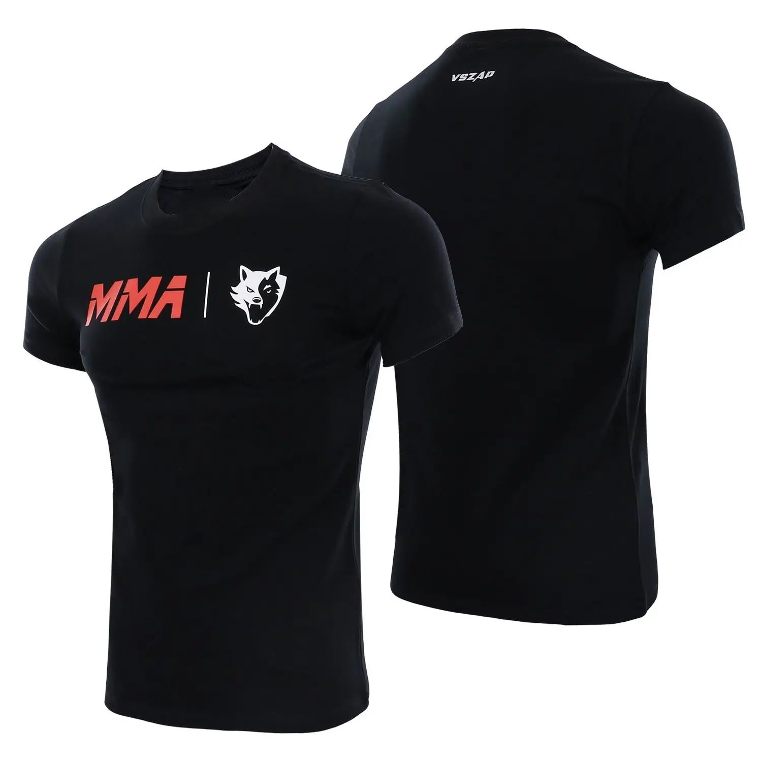 

MMA Mixed Martial Arts Pure Cotton Sports Training Fighting UFC Short-sleeved T-shirt Fitness Match The Same Thai Boxing Clothes M
