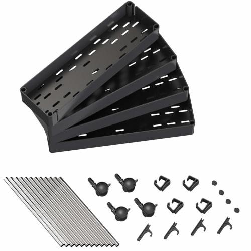 SPACEKEEPER Kitchen Cart, Slim, 13cm Wide, Gap Storage, Storage Rack with Casters, Rolling Rack, Stylish Storage Cart for Condiments, Food, Bottles, a