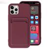Push Card Slot Matte Soft TPU Bumper Case for IPhone 16 15 14 13 12 11 Pro Max Plus Mini X XS XR Max Shockproof Wallet Cover