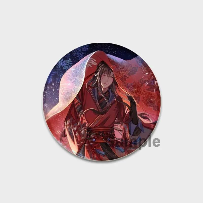 

32/44/58MM Mo Dao Zu Shi эмалевые булавки значок для косплея Lan Zhan Chen Qing Ling аниме брошь булавка для одежды рюкзак шляпа Декор рождественские подарки 32mm(1.25in)