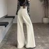 Big Size Belt Flare Jeans Women's Spring and Autumn Loose Not Sticking To The Leg Straight Wide Leg Trousers Jeans for Women Long Denim Pants