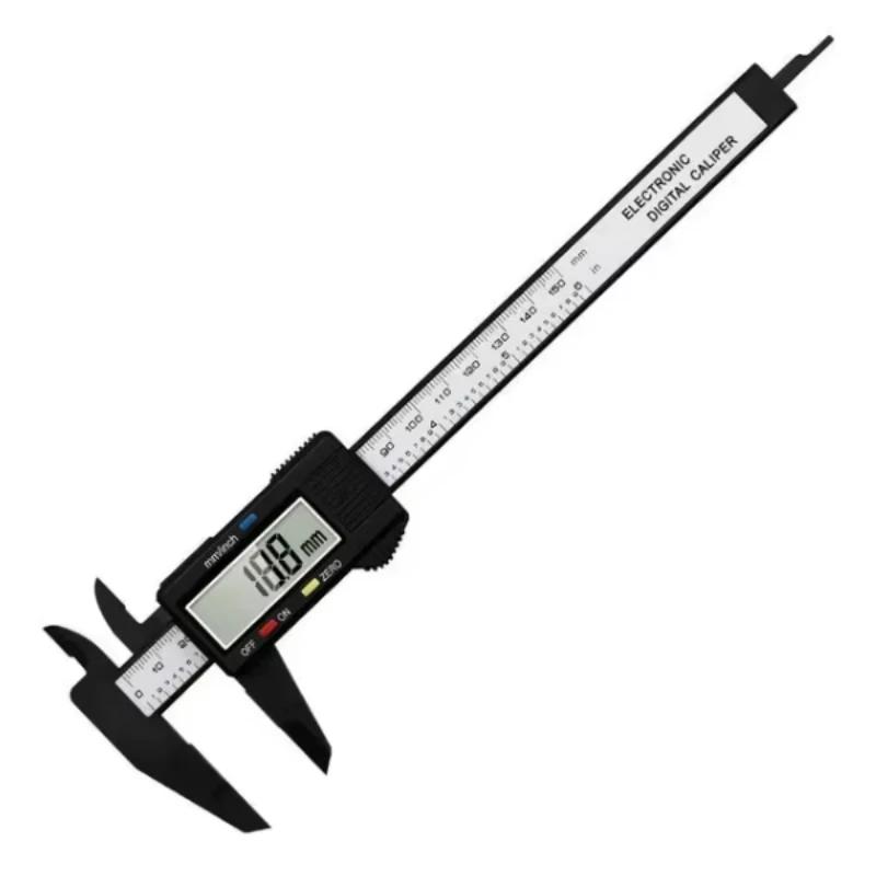 150mm 100mm Digital Caliper Carbon Fiber Dial Vernier Caliper Gauge Micrometer Measuring Tool Ruler