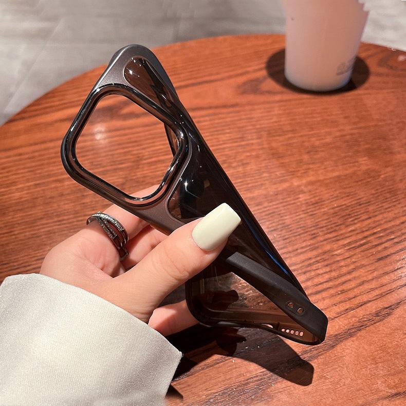 Průhledný akrylátový nárazuvzdorný kryt na telefon pro iPhone 14 13 12 11 Pro Max Xs Max Xr X 13pro 14 Plus 14 Měkký silikonový zadní kryt