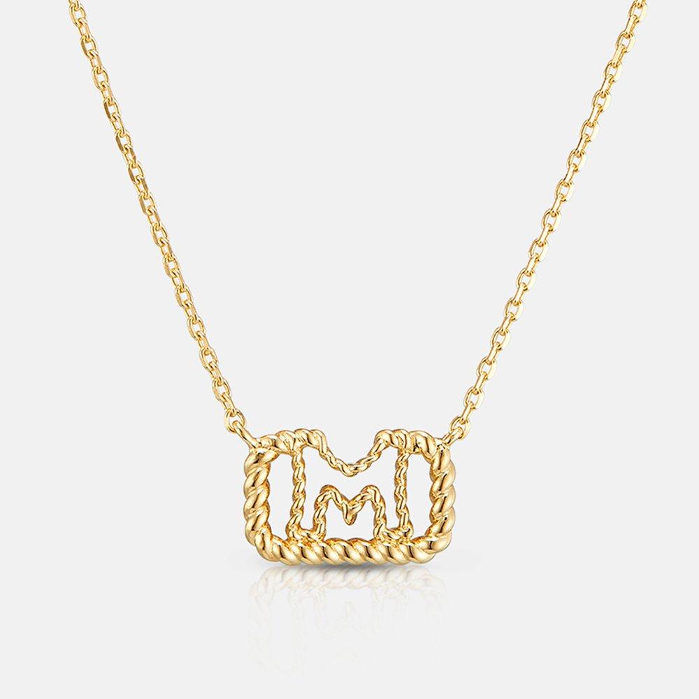 Cornice Gold Silver Necklace A201Sn1010Ypa 42Cm