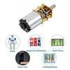 GA12-N20 Mini Micro Metal Gear Motor DC 3V/6V/12V Gear Motor with Gearwheel DC Motors 15/30/50/60/100/200/300/500/1000RPM