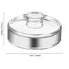4 piezas de Pesos de Fermentación de Vidrio para Tarros Mason de Boca Ancha, Piedras para Encurtidos para Kimchi, Chucrut, Fermentación de Verduras y Conservas