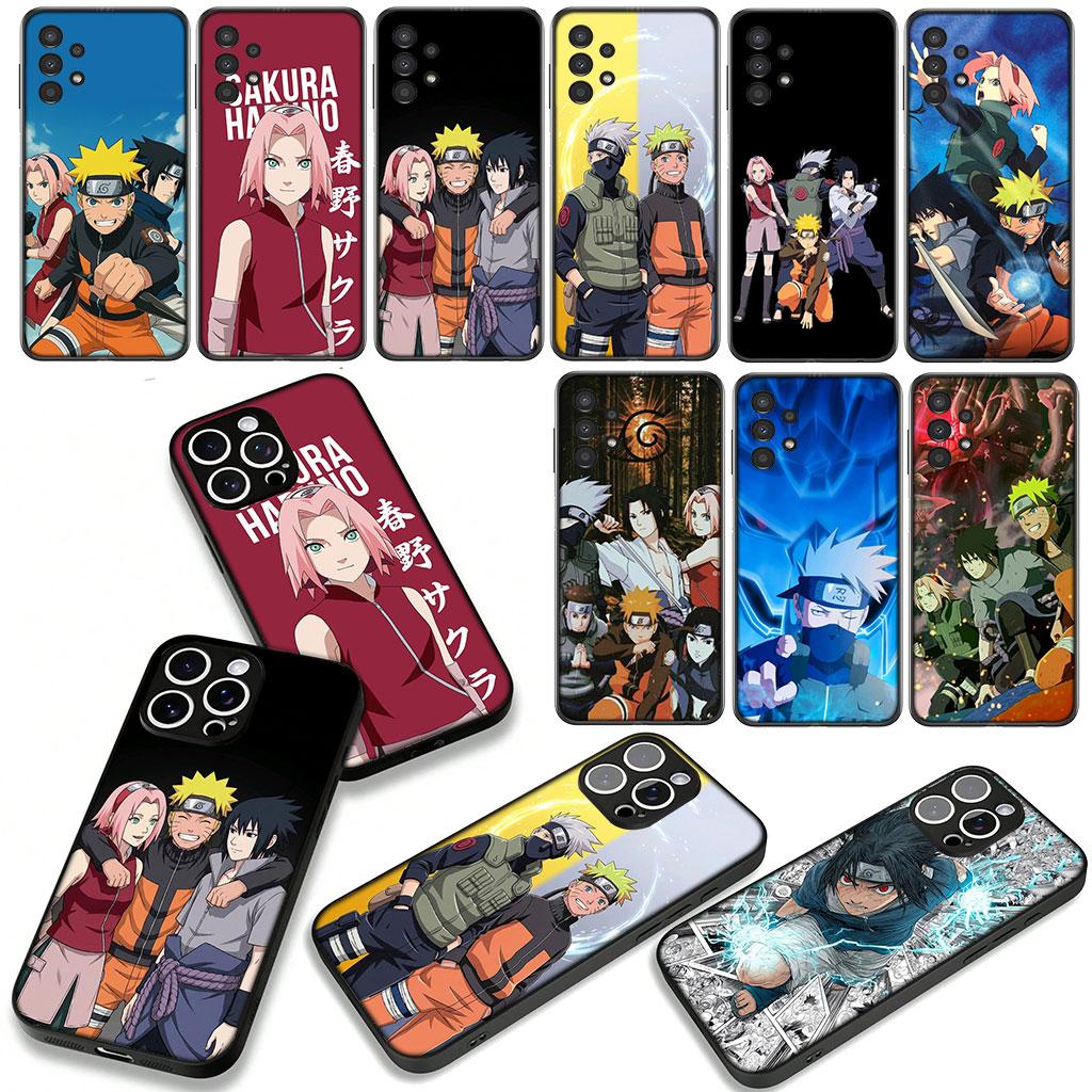 Hülle für Apple iPhone 16 15 14 Plus 13 12 Mini 17 Pro Max + ProMax 16E Air Handyhülle Kakashi Narutos Haruno Sakura Sasuke
