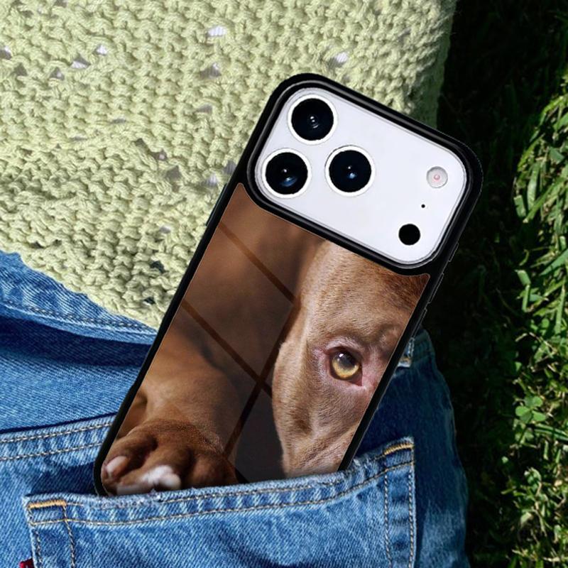 Pitbull Dog mobile phone case Compatible with IPhone 17 16 15 14 13 12 11Pro Max 17 Air cover
