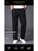 Men's Plus Size Elastic Waist Cargo Pants – Casual, Loose Fit, Solid Color