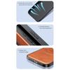 For iPhone 16e Magnetic Case PU+TPU+PC Phone Back Cover Drop Resistant