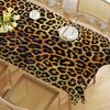 Animal Leopard Print Multi-Use Rectangle Tablecloth - Waterproof For Dust Cover, Picnics & TemporaryTables